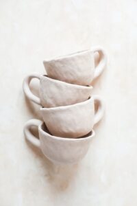 Image of 4 white cup